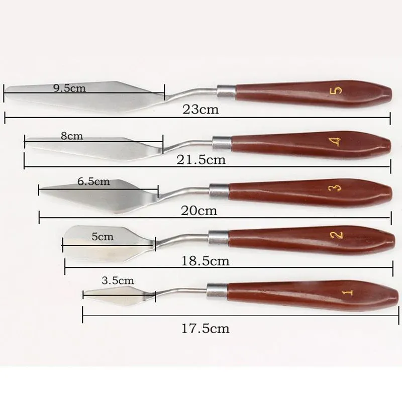 Spatules de Pâtisserie En Acier Inoxydable 5pcs - Image 7