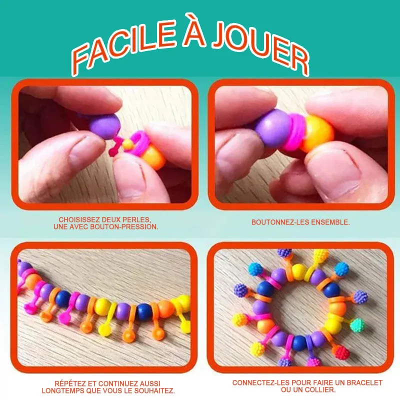 Perles populaires pour la fabrication de bijoux pour enfants - Image 7