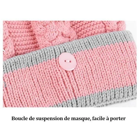 3PCS Ensemble de Bonnet d'Hiver Pour Femmes - Image 9