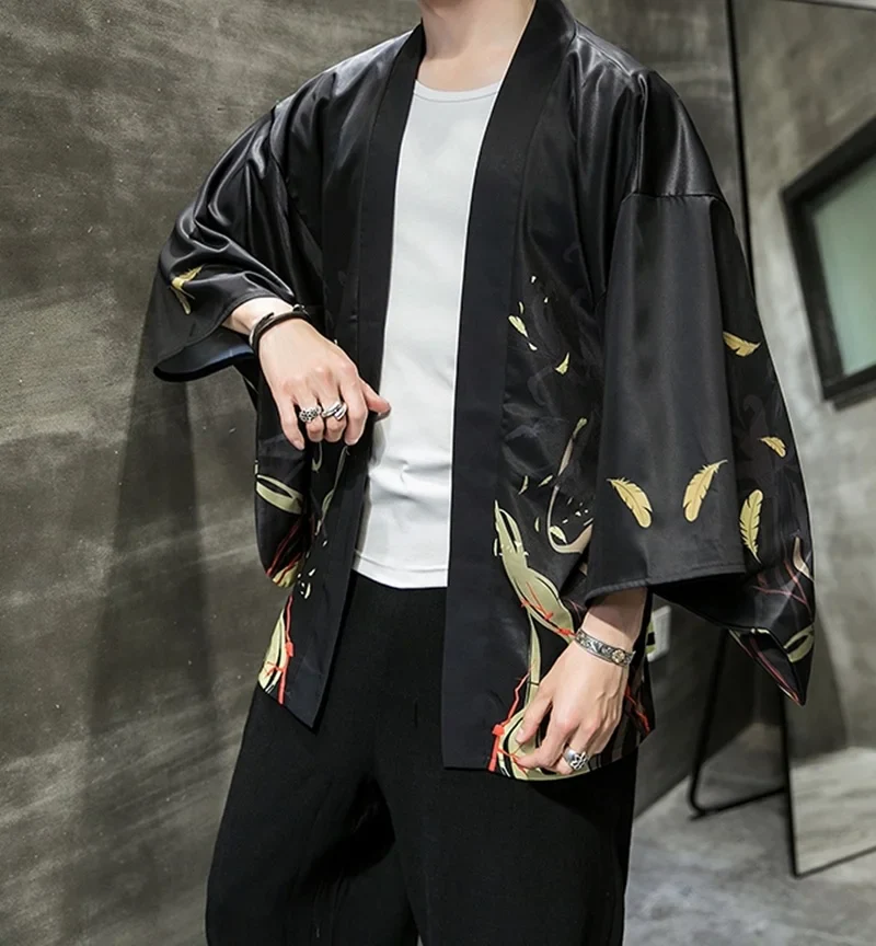 Veste Kimono Homme Nature - Image 2