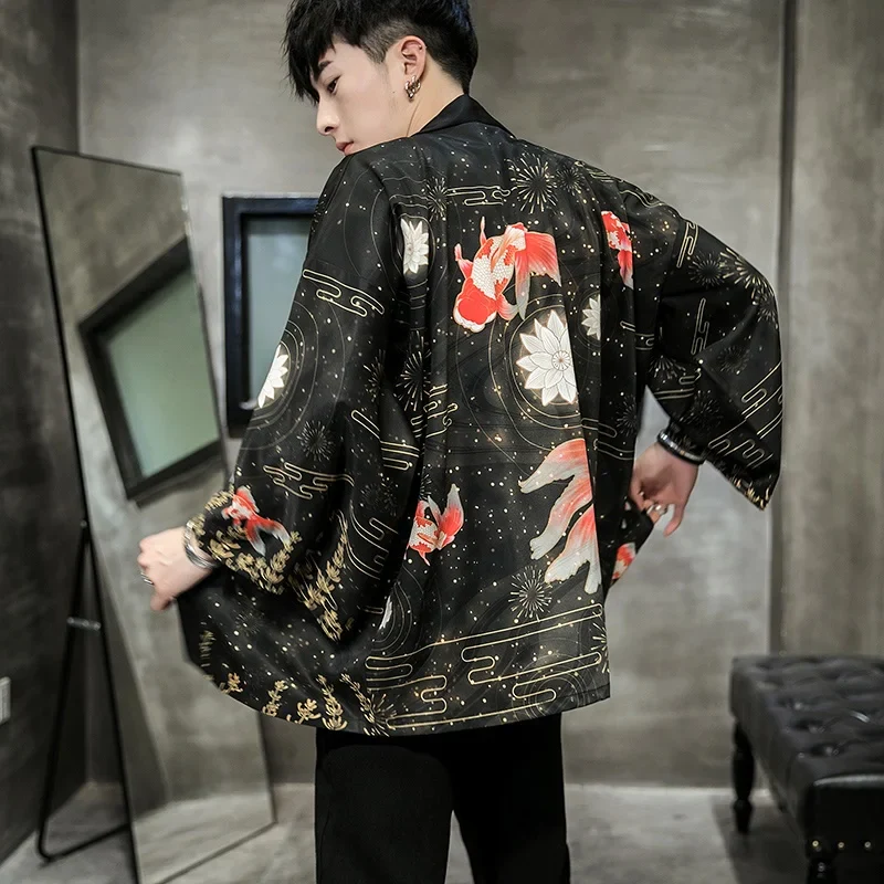 Veste Kimono Homme Fantaisie - Image 3