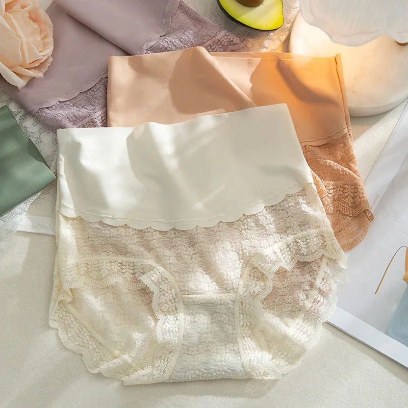 Culotte à taille haute avec dentelle - Image 2