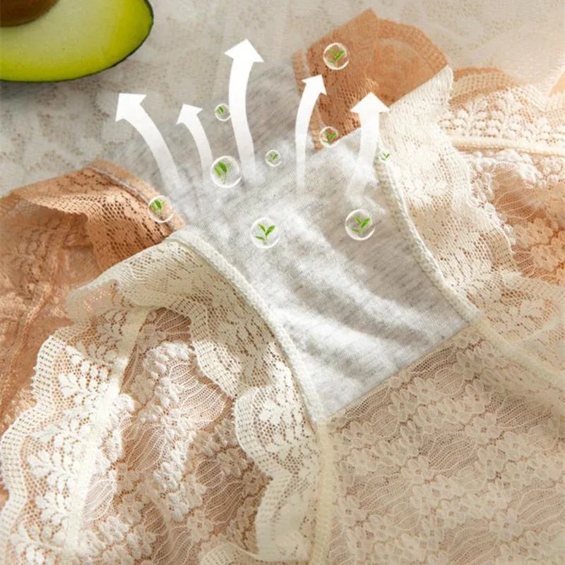 Culotte à taille haute avec dentelle - Image 6