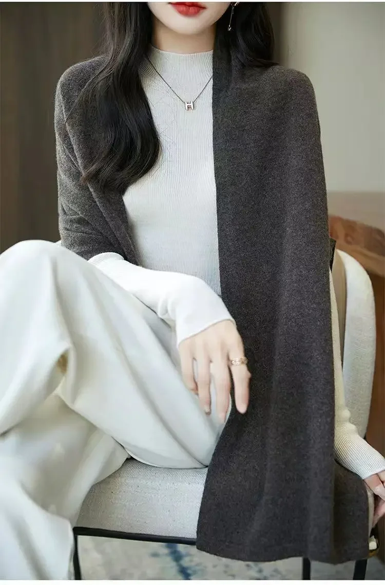 Veste Kimono Femme en Laine - Image 6