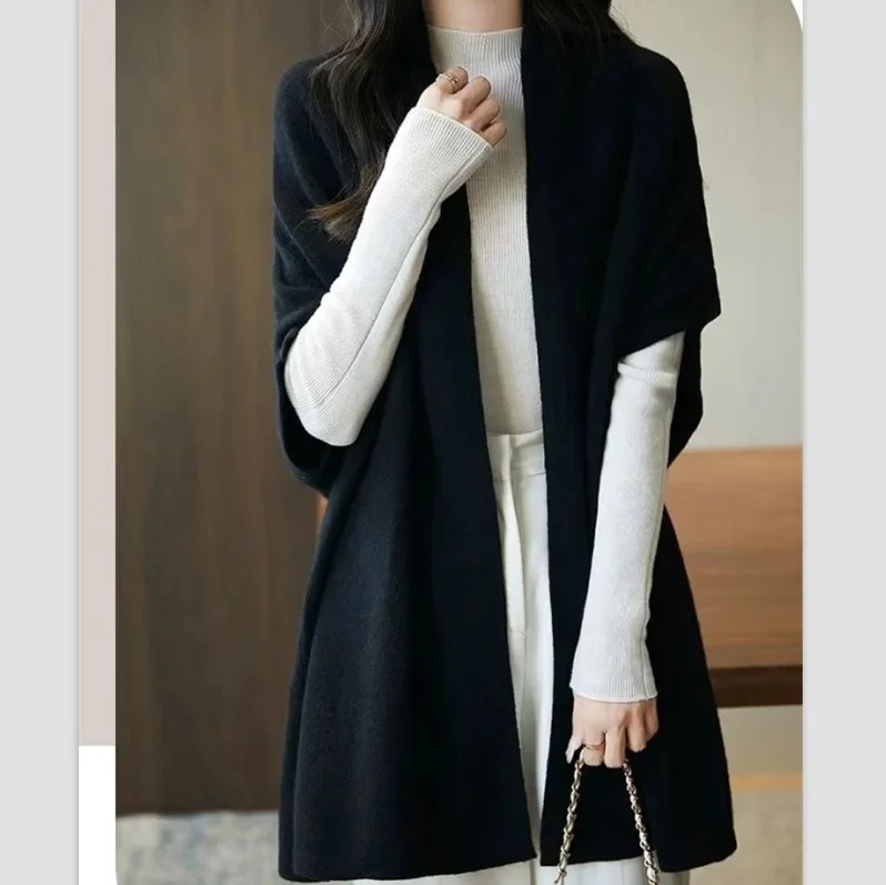 Veste Kimono Femme en Laine - Image 7