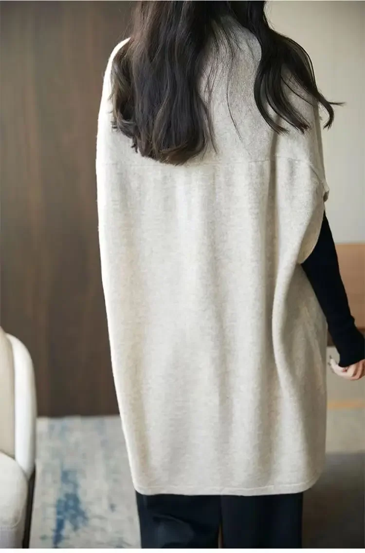 Veste Kimono Femme en Laine - Image 4