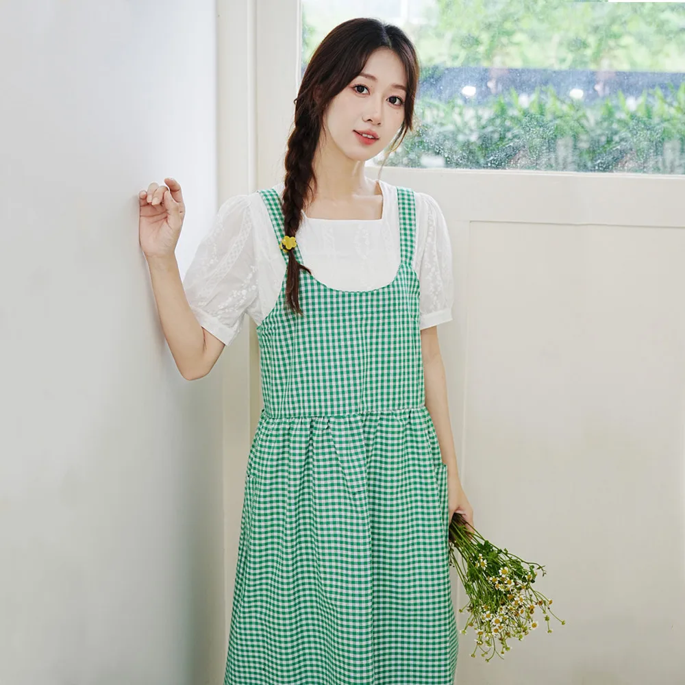 Tablier Japonais à Carreaux