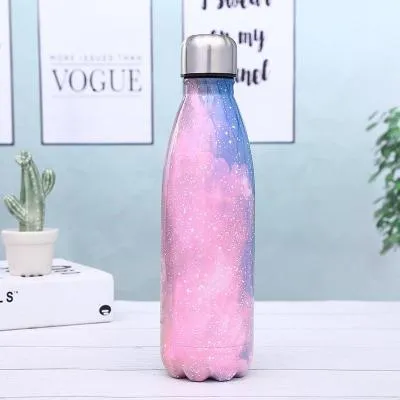 Bouteille isotherme inox pinky space